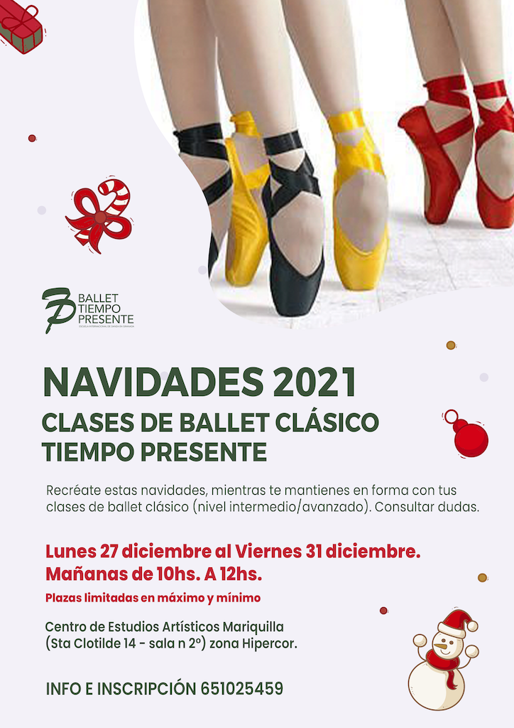 CLASES DE NAVIDAD 2021 – BALLET CLÁSICO